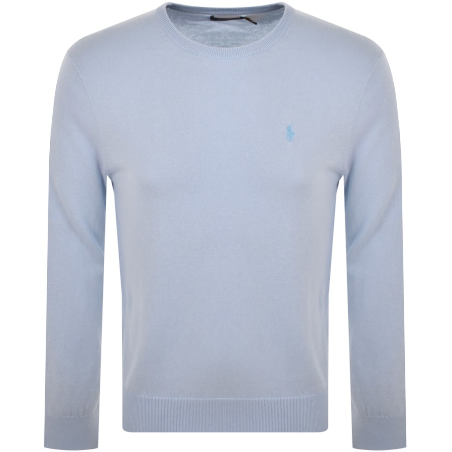Ralph Lauren Crew Neck Knit Jumper Blue